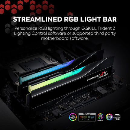 G.SKILL Trident Z5 Neo RGB 32GB DDR5 RAM 6000MHz CL32 2 x 16GB DIMM Kit