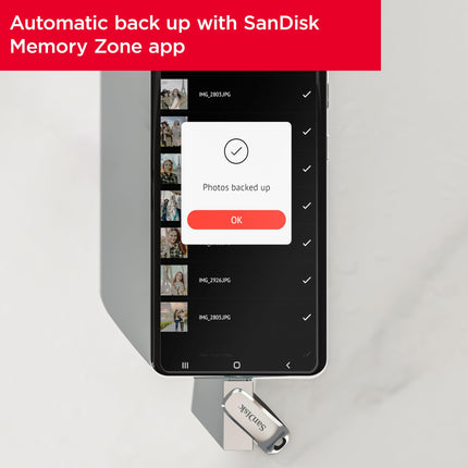 SanDisk Ultra Dual Drive Luxe 128GB USB-C/USB-A USB 3.2 Gen 1 Flash Drive