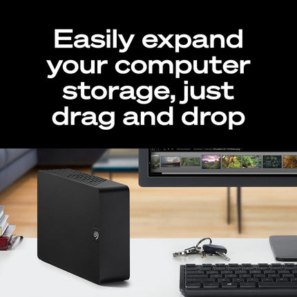 Seagate Expansion 20TB Desktop External HDD USB 3.0 with Rescue Service