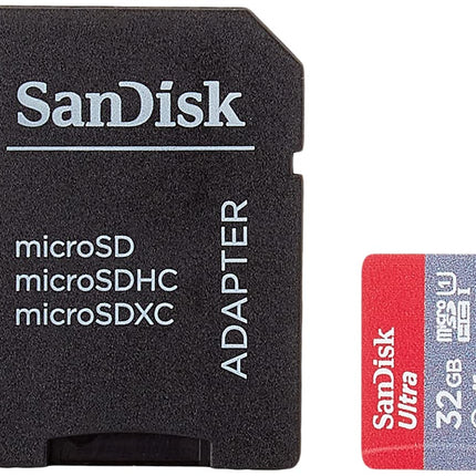 SanDisk Ultra 32GB microSDHC UHS-I U1 A1 Up to 120MB/s Read Memory Card