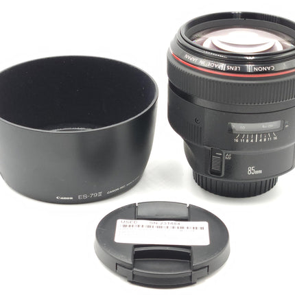 Canon EF 85mm F1.2L II USM Full Frame Portrait Prime Lens Black 1056B002