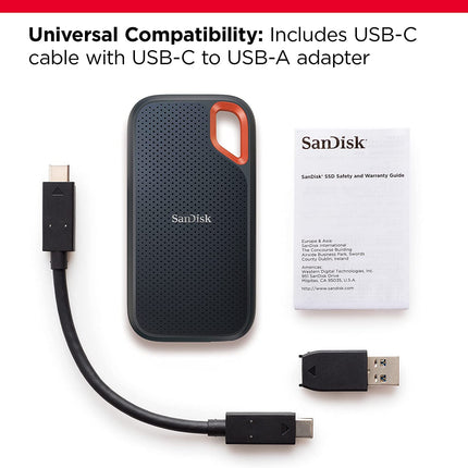 SanDisk Extreme Portable SSD 1TB USB-C External SSD