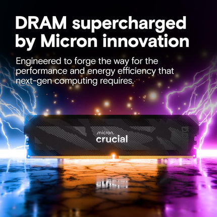 Crucial Pro 32GB 2 x 16GB DDR5 6400MHz CL32 UDIMM Desktop RAM Computer RAM