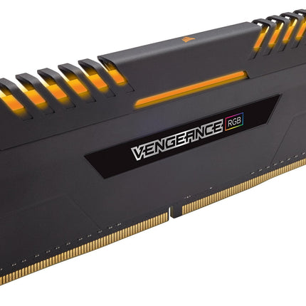 CORSAIR VENGEANCE RGB 64GB (4x16Gb) DDR4 3333MHz CL16 Desktop RAM Kit Black