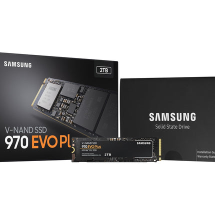 Samsung 970 EVO Plus 2TB M.2 2280 NVMe SSD, PCIe 3.0 x4, Internal SSD Drive