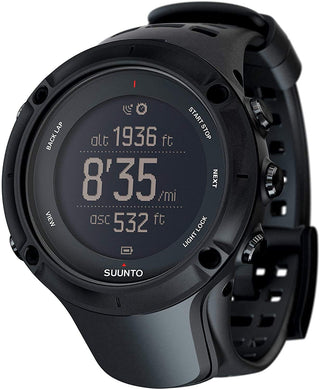 Suunto Ambit3 Peak Black GPS Outdoor Smartwatch 50mm 100m Water Resistant