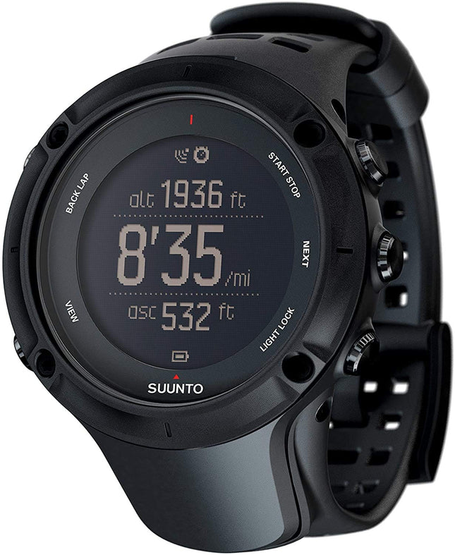 Suunto Ambit3 Peak Black GPS Outdoor Smartwatch 50mm 100m Water Resistant