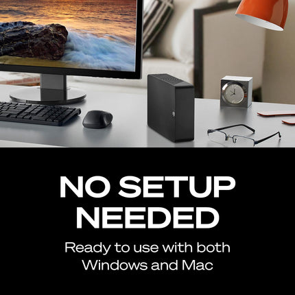 Seagate Expansion 20TB Desktop External HDD USB 3.0 with Rescue Service