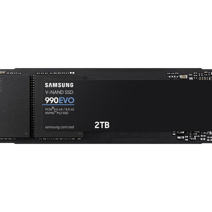 Samsung 990 EVO 2TB M.2 2280 NVMe SSD, PCIe 4.0 x4 / 5.0 x2, Internal SSD