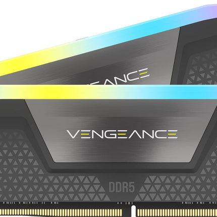 Corsair Vengeance RGB 64GB (2x32Gb) DDR5 6000MHz CL40 EXPO XMP RAM Kit