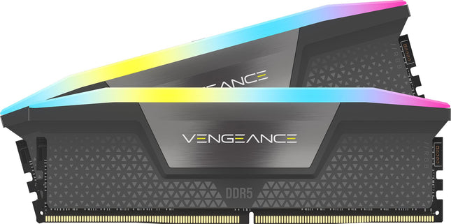 Corsair Vengeance RGB 64GB 2 x 32GB DDR5 6000MHz CL40 UDIMM Desktop RAM