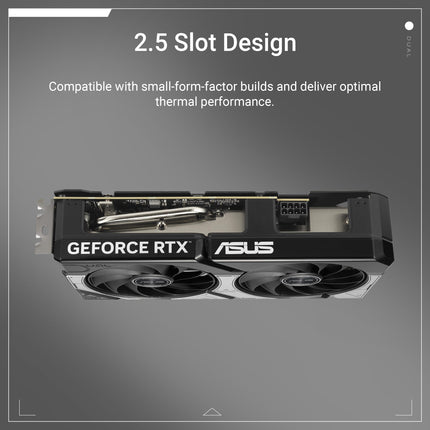 ASUS Dual GeForce RTX 5060 Ti OC 16GB GDDR7 PCIe 5.0 Graphics Card