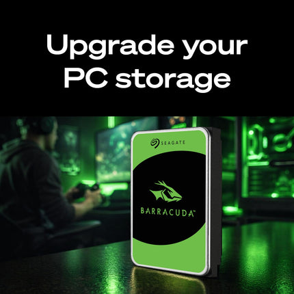 Seagate BarraCuda 8TB 3.5-inch SATA Desktop Hard Drive, 5400 RPM, 256MB
