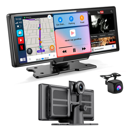 VOLTANO 10.26" Wireless CarPlay Android Auto GPS 4G Car Display 4/64GB