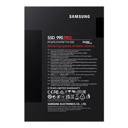 Samsung 990 PRO 2TB M.2 2280 NVMe SSD, PCIe 4.0 x4, Internal SSD Drive