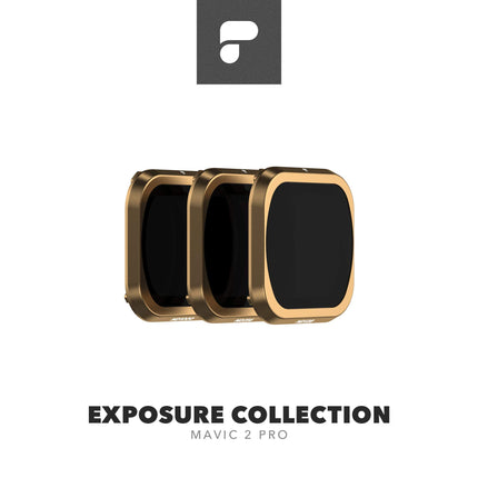 PolarPro Exposure Filter Collection (ND128, ND256, ND1000 Filters for Long Exposure Photography) for DJI Mavic 2 Pro Filters