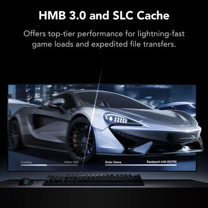 Lexar EQ790 1TB M.2 2280 NVMe SSD, PCIe 4.0 x4, Up to 7000 MB/s Read Speed
