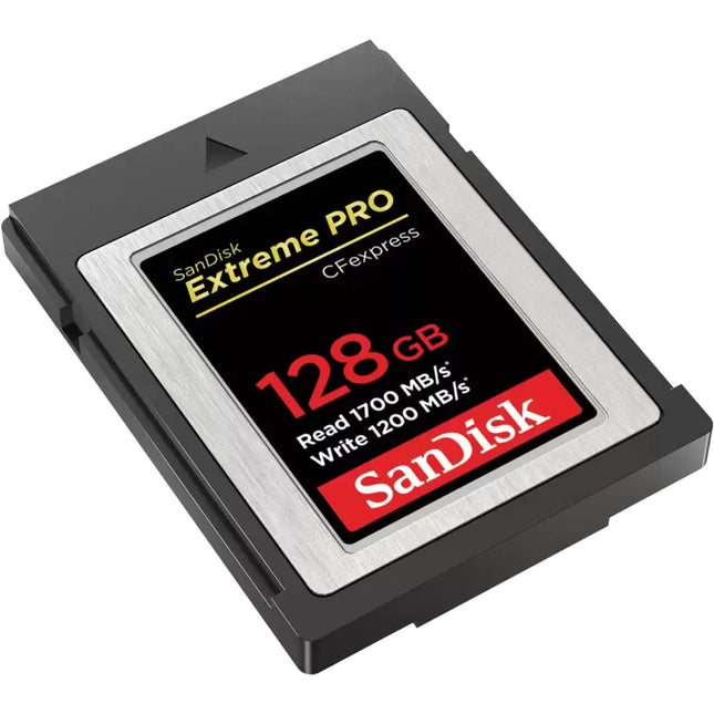 SanDisk Extreme PRO 128GB CFexpress Type B PCIe / NVMe Memory Card Black