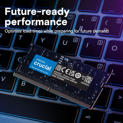 Crucial 128GB 2 x 64GB DDR5 5600MHz CL46 SO-DIMM Laptop RAM Computer RAM