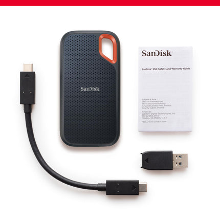 SanDisk Extreme Portable SSD 2TB USB-C External Solid State Drive 1050MB/s