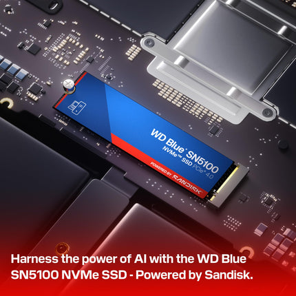 Western Digital WD Blue SN5100 500GB NVMe SSD, PCIe 4.0 x4, Internal SSD