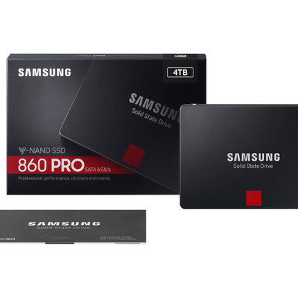 Samsung 860 PRO 4 TB SATA 2.5 Inch Internal Solid State Drive (SSD) (MZ-76P4T0), Black