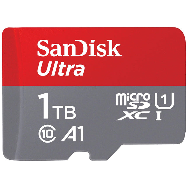 SanDisk Ultra 1TB microSDXC UHS-I U1 A1 Up to 150MB/s Read Memory Card