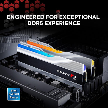 G.SKILL Trident Z5 RGB 32GB 2 x 16GB DDR5 7200MHz CL34 UDIMM Desktop RAM