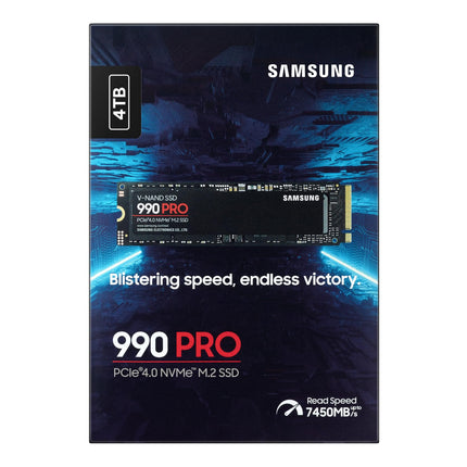 Samsung 990 PRO 4TB M.2 2280 NVMe SSD, PCIe 4.0 x4, Internal SSD Drive