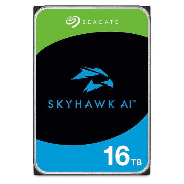 Seagate SkyHawk AI 16TB 3.5-inch SATA Surveillance HDD, 7200 RPM, 256MB