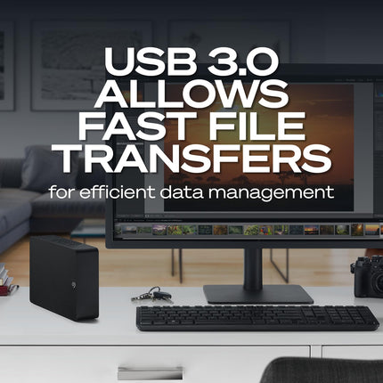 Seagate Expansion 20TB Desktop External HDD USB 3.0 with Rescue Service