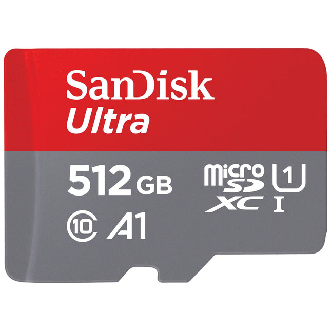 SanDisk Ultra 512GB microSDXC UHS-I U1 A1 Up to 150MB/s Read Memory Card