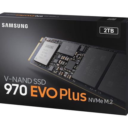 Samsung 970 EVO Plus 2TB M.2 2280 NVMe SSD, PCIe 3.0 x4, Internal SSD Drive