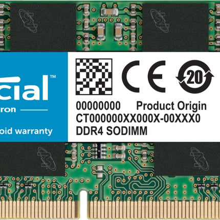 Crucial 16GB 1 x 16GB DDR4 2666MHz CL19 SO-DIMM Laptop RAM Memory Module