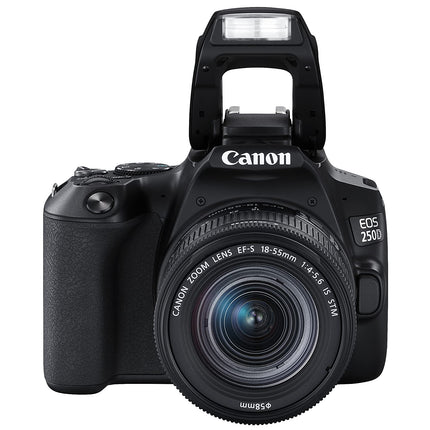 Canon EOS 250D + Canon EF-s 18-55mm f/4-5.6 IS STM Lens - Black