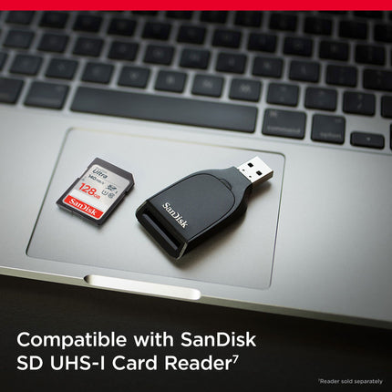 SanDisk Ultra 128GB SDXC UHS-I Class 10 U1 Up to 140MB/s Read Memory Card