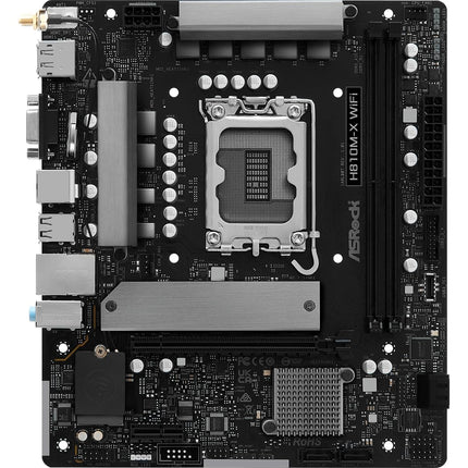 ASRock H810M-X WiFi Intel H810 LGA1851 DDR5 Micro-ATX 2.5GbE Motherboard