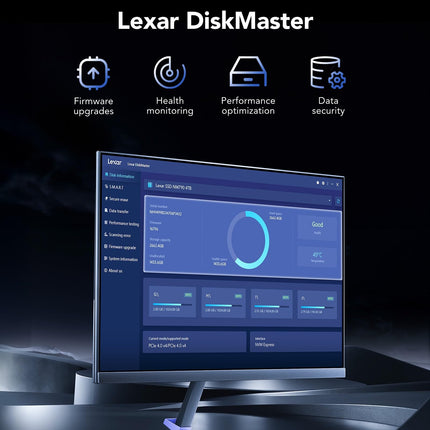 Lexar EQ790 1TB M.2 2280 NVMe SSD, PCIe 4.0 x4, Up to 7000 MB/s Read Speed