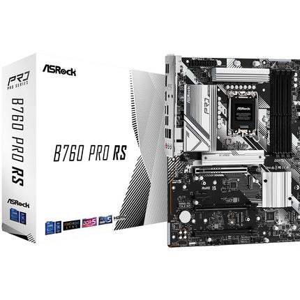 ASRock B760 Pro RS B760 LGA 1700 ATX DDR5 PCIe 5.0 Desktop Motherboard