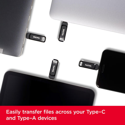 SanDisk Ultra Dual Drive Go 64GB Dual USB-C/USB-A USB 3.1 USB Flash Drive