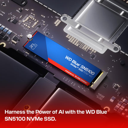 WD Blue SN5100 4TB M.2 2280 PCIe 4.0 x4 NVMe SSD Up to 6,900MB/s Internal