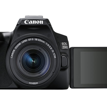 Canon EOS 250D + Canon EF-s 18-55mm f/4-5.6 IS STM Lens - Black