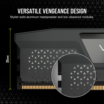 Corsair Vengeance 32GB 2 x 16GB DDR5 6000MHz CL36 UDIMM Desktop RAM Kit