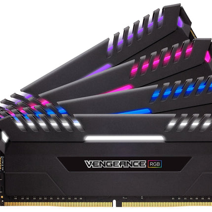 CORSAIR VENGEANCE RGB 64GB (4x16Gb) DDR4 3333MHz CL16 Desktop RAM Kit Black