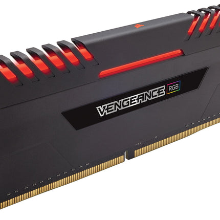 CORSAIR VENGEANCE RGB 16GB (2x8Gb) DDR4 2666MHz CL16 Desktop RAM Kit Black