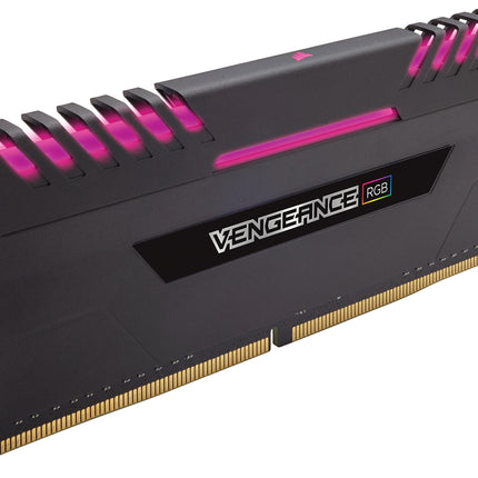 CORSAIR VENGEANCE RGB 16GB (2x8Gb) DDR4 2666MHz CL16 Desktop RAM Kit Black