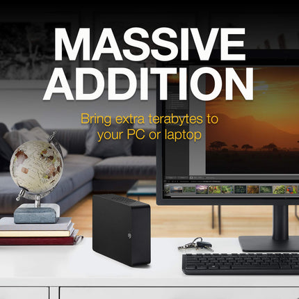 Seagate Expansion 22TB Desktop External HDD USB 3.0 with Rescue Service