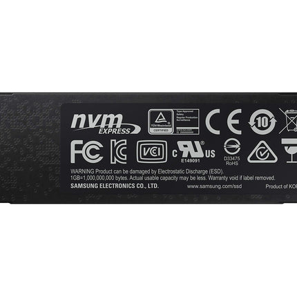 Samsung 970 EVO 1TB M.2 2280 NVMe SSD, PCIe 3.0 x4, Internal SSD Drive