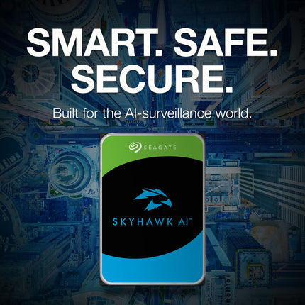 Seagate SkyHawk AI 16TB 3.5-inch SATA Surveillance HDD, 7200 RPM, 256MB