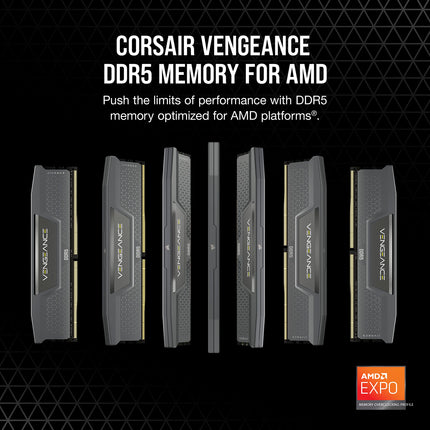 Corsair Vengeance 32GB 2 x 16GB DDR5 6000MHz CL36 UDIMM Desktop RAM Kit